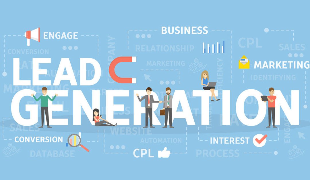 Lead Generation Telemarketing strategy showing agent calling prospects with CRM and analytics dashboard