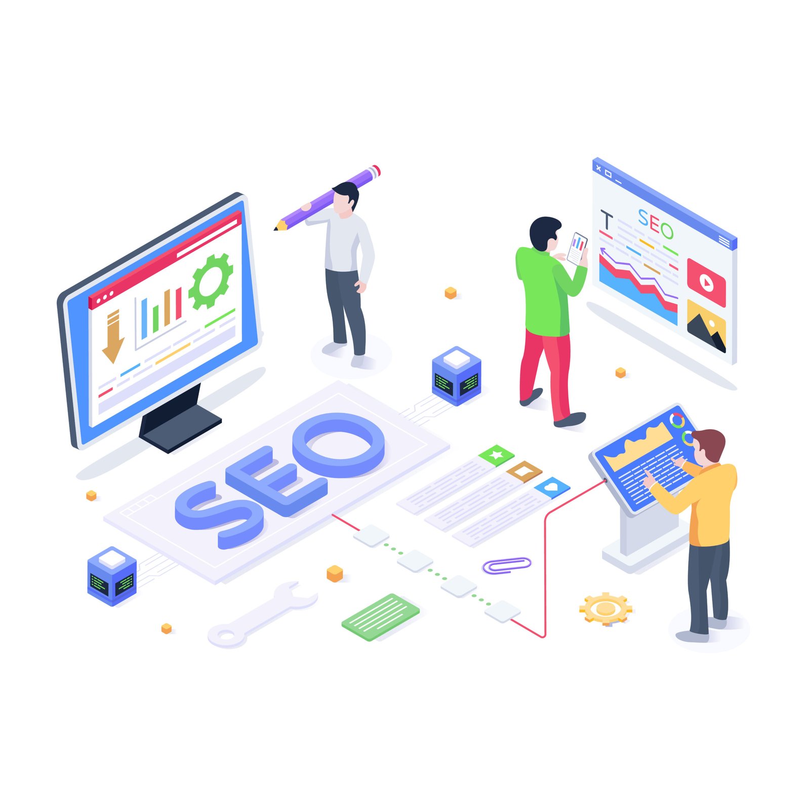 SEO web design company creating a fast, mobile-friendly, and search-optimized business website